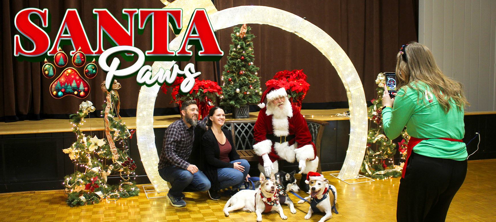 Santa Paws 2025 Website Graphic